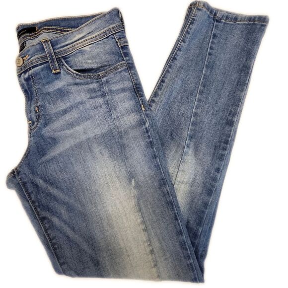 Flying Monkey Low Rise Ankle Skinny With Front Seams, Light Blue, 27 - Picture 1 of 9
